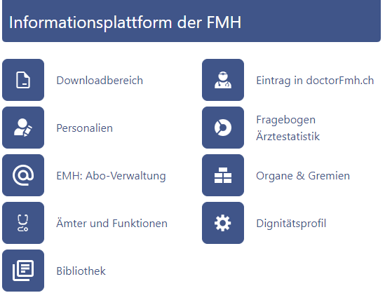 Informationsplattform der FMH